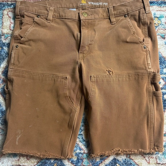 Carhartt Double Knee Cutoff Shorts Size 12 - Picture 4 of 6